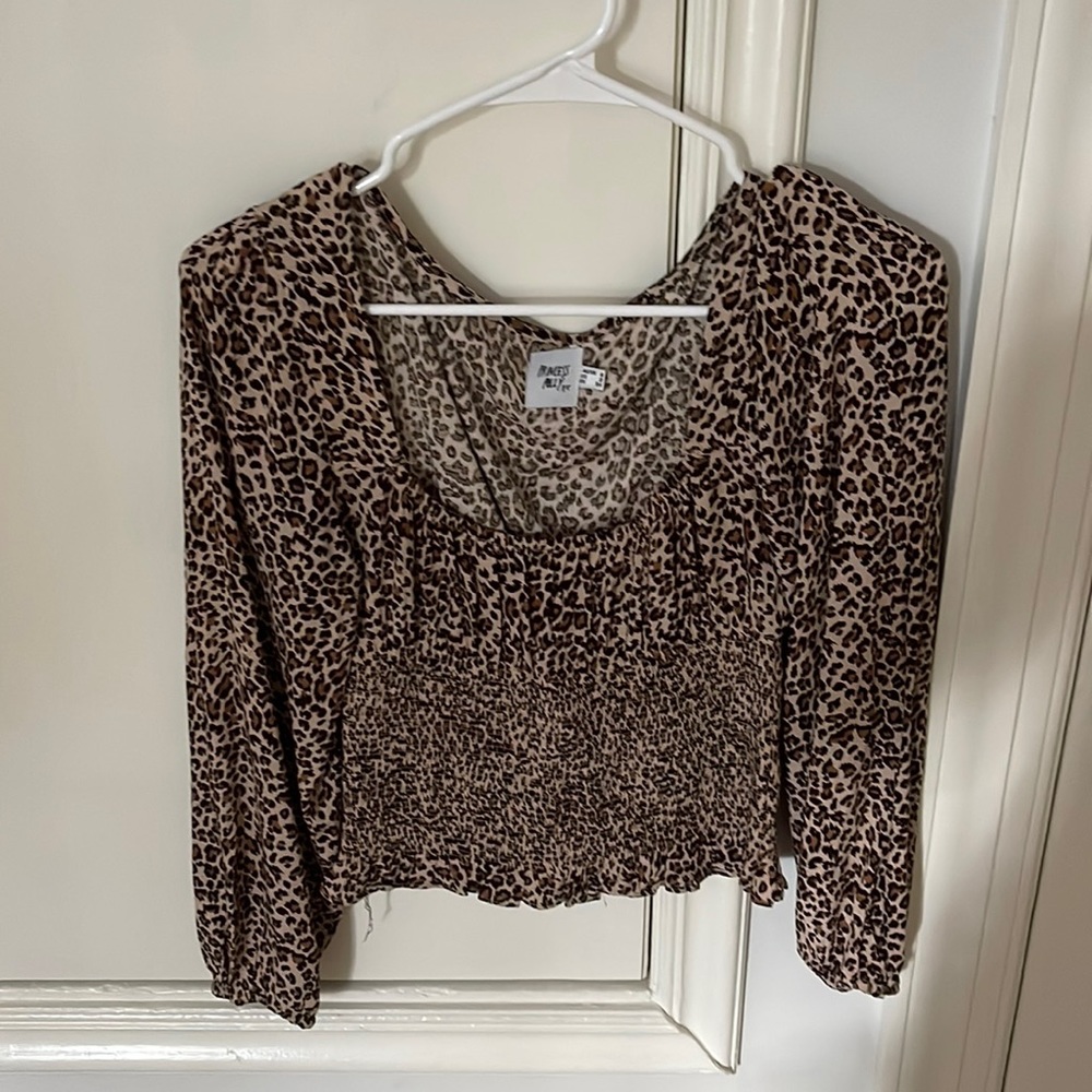 Princess Polly Cheetah long sleeve top